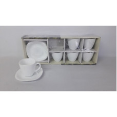 SET TAZA 22CC + PLATO QUADRA x6   87017