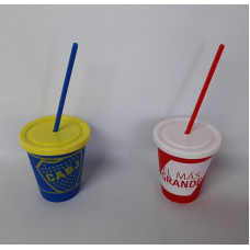 VASO C/SORBETE BOCA/RIVER 400CC   166301/02