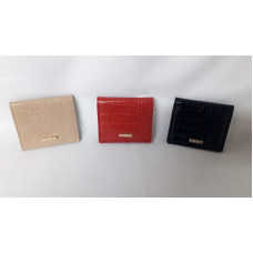 TARJETERO/BILLETERA CROCO C/CHAPA   28569