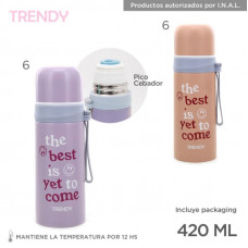 TERMO TRENDY 420CC FRASES   14087