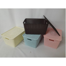 CANASTA CALADA C/TAPA 33x22x17CM   154989