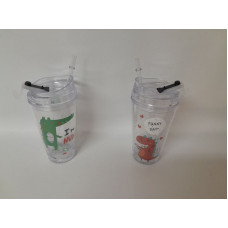 VASO ACRILICO C/TAPA 450CC   258681