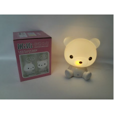 VELADOR OSO BLANCO 19x25CM   21330