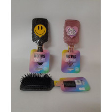 CEPILLO P/PELO NEUMATICO CUADRADO GLITTER   28451