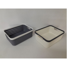 CANASTO CALADO 28x21x11cm   NS319902