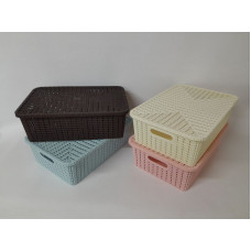 CANASTA CALADA C/TAPA 35x23x10cm   NS249932