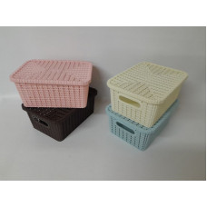 CANASTA CALADA C/TAPA 25x18x10cm   NS249450
