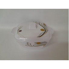 BOWL C/TAPA 19x19x9cm MELAMINA DISE?O   69480