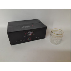 VASO CORTO 250ml FILO DORADO x6   NS337487