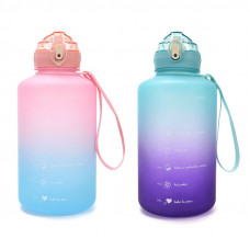 BOTELLA MOTIVACIONAL DEGRADEE MULTICOLOR 2000ml   32345