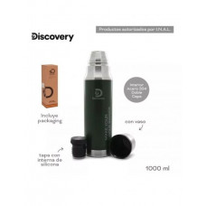 TERMO 1000ml DISCOVERY NEGRO   14718