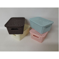 CANASTA CALADA C/TAPA 25x18x10cm   NS249450