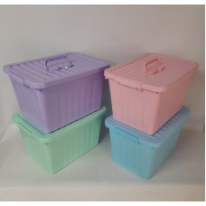 CAJA ORGANIZADORA C/TAPA 24lts - 38x28x22cm   PP203