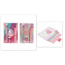 SET INFANTIL CUADERNO+GOMA+LAPIZ +REGLA NENA   32280
