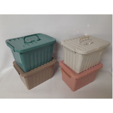 CAJA ORGANIZADORA C/TAPA 12lts 32x23x19cm   PP202
