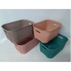 CANASTA RATTAN S/TAPA 36x25x17cm   P212