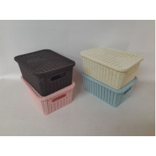 CANASTO C/TAPA 23x17x10cm   NS249931