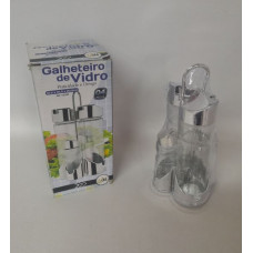 SET ACEITERO VIDRIO 4pzas 10x10x20cm   EA403615