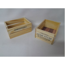 CAJON MADERA M45 NATURAL 22x16x10cm   583