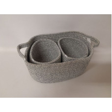 CANASTA ORGANIZADORA 32x22x15cm + 18x14x12cm x2   CA5233