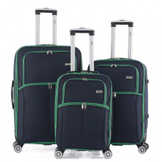 SET VALIJA X3 RIVETE VERDE 20/24/28´´