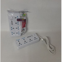 ZAPATILLA 2MTS 6 TOMAS + 3USB + 1C C/INTERRUPTOR WR 350