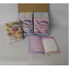 AGENDA 18X13 CON TAPA GOMA 3D CUP CAKE 370345