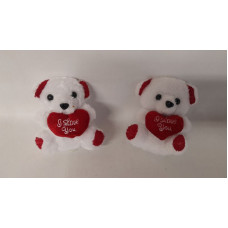 PELUCHE OSITO C/CORAZON 12CM 371199