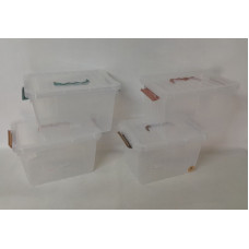 CAJA ORGANIZADORA MEDIANA TRANSP 32X22X20 P202