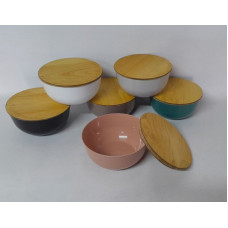 BOWLS COLOR TAPA MADERA 15X7