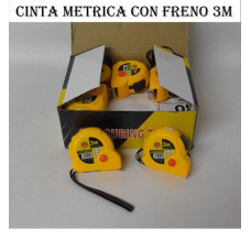 CINTA METRICA CIN FRENO 3M