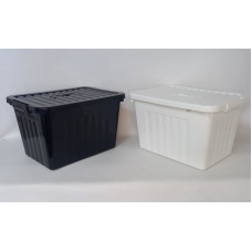 CAJA ORGANIZADORA CON TAPA 38X28X22 PASTEL PP203