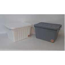CAJA ORGANIZADORA CON TAPA 32X23X19 PASTEL PP202