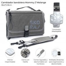 CAMBIADOR DESPLEGABLE BANDOLERA MATERNAL SKORA 28X20X6 38289