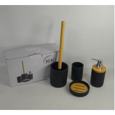 SET DE BA?O MADERA 4PZAS CA6235