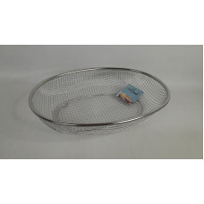 CANASTA OVALADA ACERO INOXIDABLE 30X20CM NS053022Z