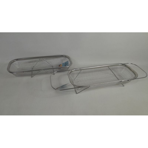 CANASTA RECTANGULAR ACERO INOXIDABLE 30X13CM NS053025ZX