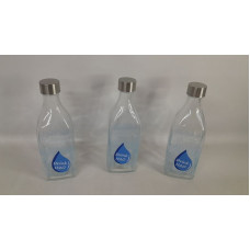 BOTELLA VIDRIO CUADRADA H2O 1LT CA5081Z1