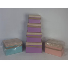 SET CAJAS X4 RECTANGULAR 25X20X18CM CA5410Z