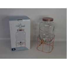 DISPENSER VIDRIO CON BASE DORADA 4LT CA3481Z1