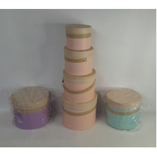 SET CAJA X4 REDONDA 20X18CM CA5411Z