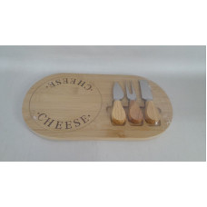TABLA QUESERA CON UTENSILLOS 33X20CM CA5428Z