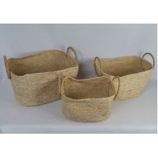 CANASTA MIMBRE X3 RECTANGULAR 38X27X24CM CA6153