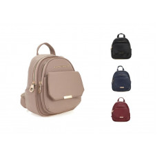 MOCHILA ECO CUERO PU AGARRATE CATALINA 29X26X12CM ACINV25116