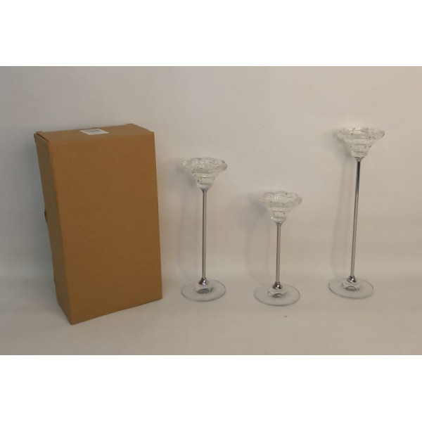 SET CANDELABRO CRISTAL X3 NS405679
