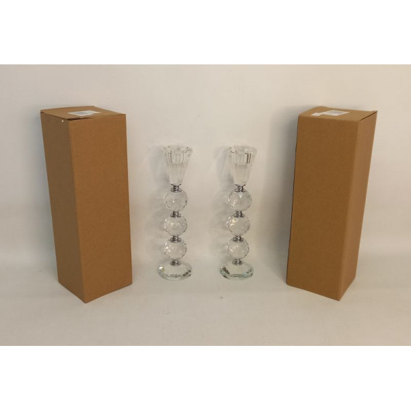 PORTA VELA CRISTAL 23CM NS405674