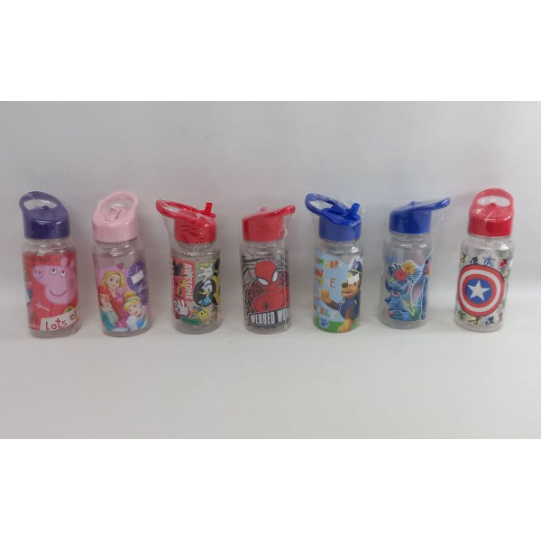 BOTELLA STRAW TOP 500CC PERSONAJES