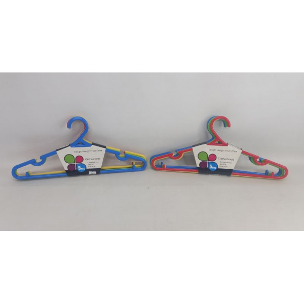 PERCHA DE PLASTICO X5 1069