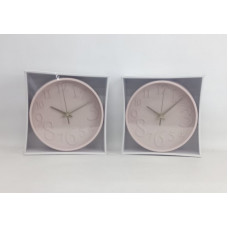 RELOJ DE PARED ROSA 22CM CA5180