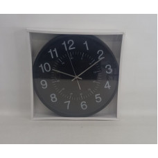 RELOJ DE PARED NEGRO/PLATEADO 40CM CA5020Z